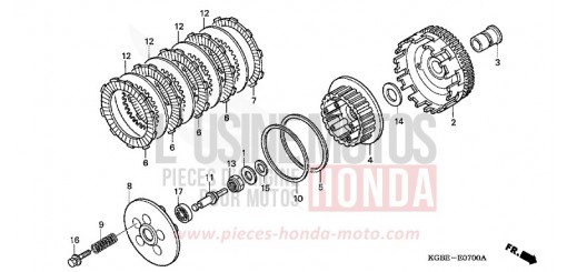 EMBRAYAGE VT125C4 de 2004